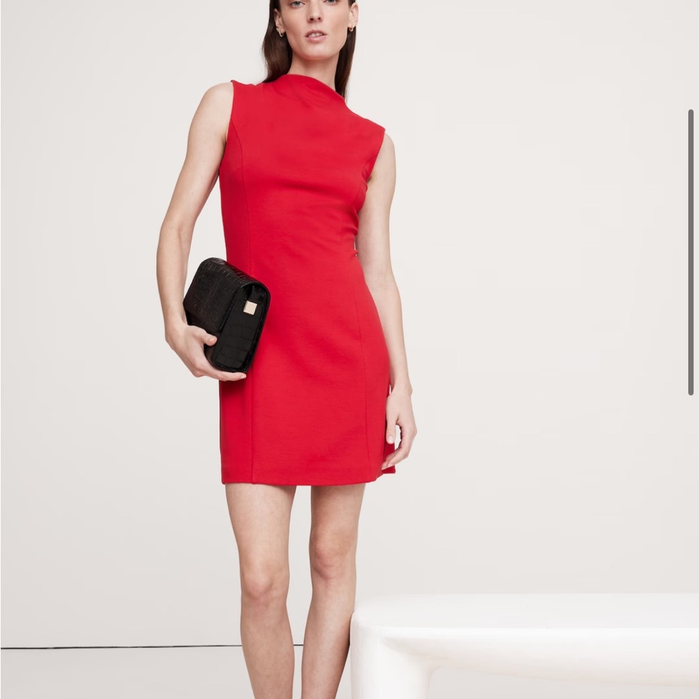 LIGHTWEIGHT PONTE MINI DRESS